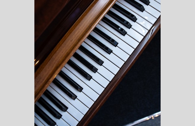 Used Lippman Polished Cut Mahogany 120 Upright Piano - All Inclusive Premium Package (SN:649300) - Image 8